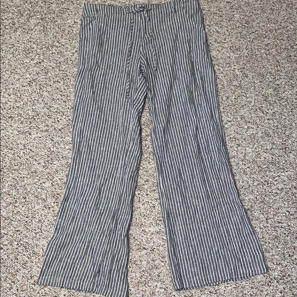 Just Living Striped Linen Pants